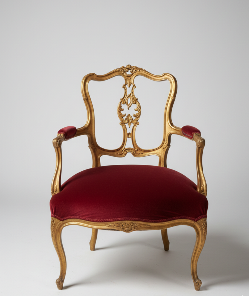 프렌치 길트 암체어